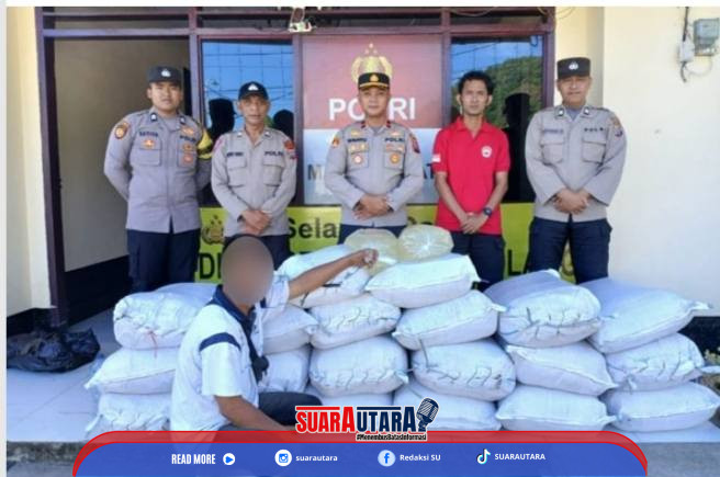 Polsek Sangtombolang Berhasil Gagalkan Pengiriman 1000 Liter Cap Tikus ke Wilayah Gorontalo (Foto : HumasPolresBolmong)