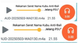 Foto Rekaman strategi anti-Bali sebelum PSU