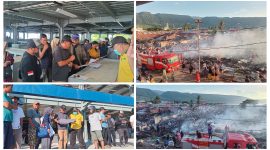 Foto Saat Pj Sekab Berkorordinasi dengan Kadisperdagangan dan Camat luwuk selatan
