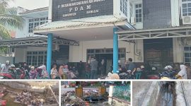 Foto Situasi Kantor PDAM dan Beberapa Pipa PDAM yang menghambat sampah