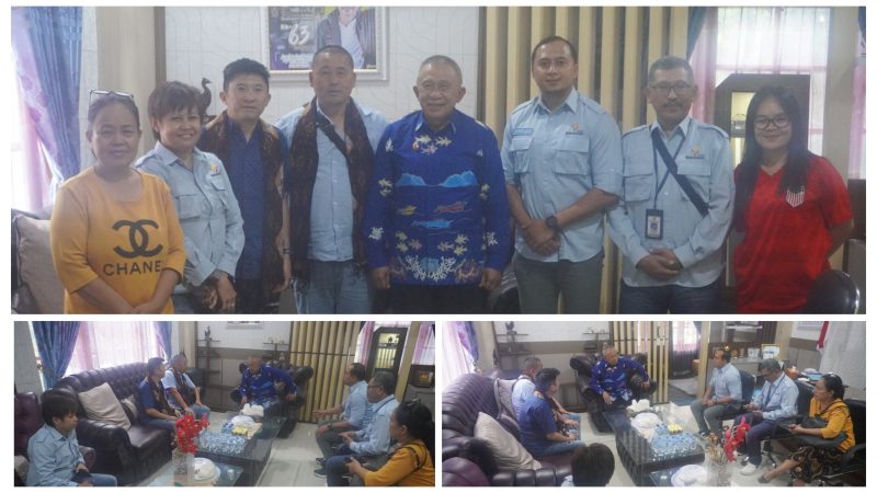 Foto Wabup Banggai dan Kadispar Terima Tamu Dari Shanghai