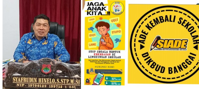 Foto Kadis pendidikan Syafrudin Hinelo.S.STP.M.Si dan Program nya 2025