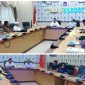 Foto Moh Ramli Tongko Saat Memimpin Rapat Atas Arahan Bupati Petakan Lahan Makan Bergizi Gratis Program Presiden.