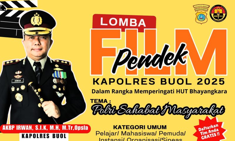 Lomba Film Pendek Kapolres Buol