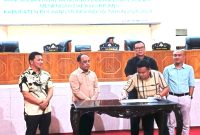 Pemkab dan DPRD Bolmong Teken Nota Kesepahaman Awal PJMD 2025-2029