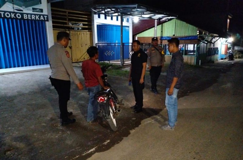 Respon Keluhan Warga, Kapolsek Paleleh Iptu Ridwan Pimpin Razia Knalpot Brong