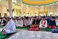 Bupati Buol Sholat Idul Adha di Masjid Agung AT Tafakur