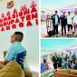 Foto Ramli Tongkl Berikan Sambutan saat meresmikan Gedung Asrama
