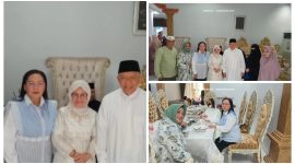 Foto Eni Martin lakukan kunjungan di rumah Wakil Bupati Banggai 