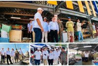 Foto Bupati Ir Hi Amirudin didampingi Kadis PUPR Banggai I Dewa Supartiagama Tinjau lokasi Pasar moderen