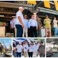 Foto Bupati Ir Hi Amirudin didampingi Kadis PUPR Banggai I Dewa Supartiagama Tinjau lokasi Pasar moderen