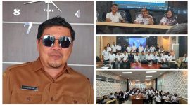 Foto Kadisdikbud Banggai SafrudinHinelo bersama Kabid PAUD dan PNF, SD,SMP