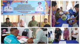 Foto Saat Tim BKPSDM Lakukan sidak di beberapa Kecamatan salah Satunya kecamatan Lobu