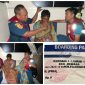 Foto Kepala Syahbandar Hasfar berikan minuman dan makan serta selimut pada korban selamat