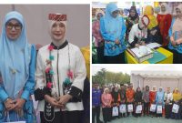 Foto Tampak Ketua Dekranasda) Provinsi Sulawesi Tengah, Ny. Ir. Sry Nirwanti Bahasoan bersama Ketua Banggai Syamsuarni Amirudin, MM,