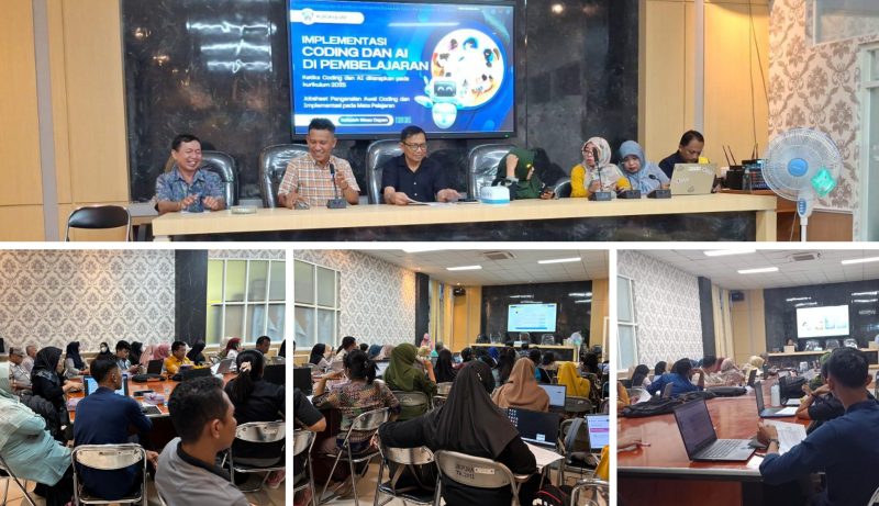 Foto Kabid Pembinaan PAUD dan PNF Samsul Bahri Lanta , Kabid SD, Ichawan Ahmad Tahir Kabid SMP,Irma Labuan serta Jajaran nya
