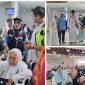 Foto Sekda Saat lepas Jamaah Haji Menuju Bandara SAA Luwuk dari Bandara SIS Al Jufri palu