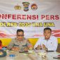 Polres Tojo Una-Una (Touna) gelar Konferensi Pers (Foto:Agung Dilapanga)