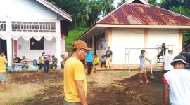 Sangadi Tadoy 1 Desmin Tasrip Pimpin Kerja Bakti Massal