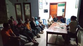 rapat evaluasi persiapan pembangunan JUT.(Foto;HumasPemdesTAdoy1)