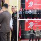 Foto Wakapolres berikan penghargaan pada tiga anggotanya di dampingi Kapolres banggai