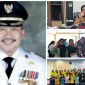 Foto Bupati Ir H Amirudin bersama Kadisdikbud Safrudin Hinelo dan para siswa peraih medali perak