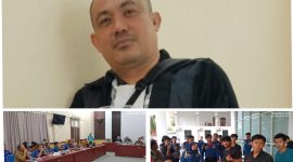 Foto Indra Dwianto.SH menyoroti kasus ini hanya jalan ditempat tanpa menjalankan Surat Edaran Bupati Banggai.