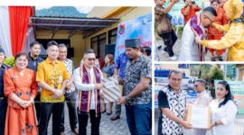 Foto Bupati Ir H.Amirudin Serahkan bantuan para masyarakat Pelaku UKM