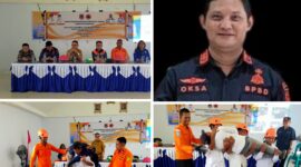 Foto Camat Balantak Akram Bujang,Kaban BPBD Feri Sujarman, Kabid Pencegahan Dan Kesiapsiagaan, dan Para Narasumber 