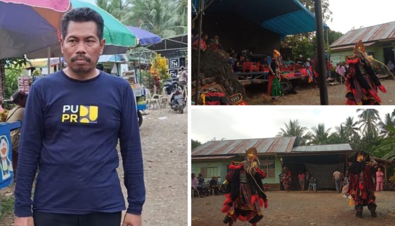 Foto Rastono Sumardi.S.Pd.ME bersama pentas Seni Kuda Lumping Gema Budaya