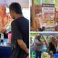 Foto Petugas Dispenda saat berikan pemahaman pada pedagang di Lamongan dan di Cafe Kita di jole