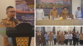 Foto Bupati ir.H.Amirudin bersama JOB Pertamina Medco E&P Tomori Sulawesi.
