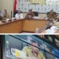 Foto Sekda Banggai Moh.Ramli Tongko Ikuti Rakor Bersama Kemendagri melalui Virtual dan kepala Statistik Banggai Moh.Said