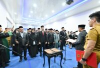 Gubernur Anwar Hafid Lantik Kadis ESDM, Ajen Kris Gantikan Eddy Lesnusa