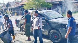 Lurah Labiabae Dukung Visi Kota Adipura, Gelar Jumat Bersih di Jalan Poros Sultan Hasanuddin