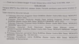 Dana Penyertaan Rp.150Juta BUMDes Mokupo untuk Usaha Somel Raib, Pemdes Lapor ke Polres Buol