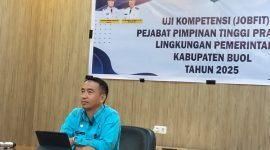 Kepala Bapenda Buol Ikuti Job Fit Pejabat Pimpinan Tinggi Pratama.(Foto:IST)
