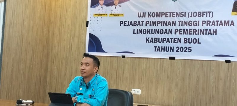 Kepala Bapenda Buol Ikuti Job Fit Pejabat Pimpinan Tinggi Pratama.(Foto:IST)