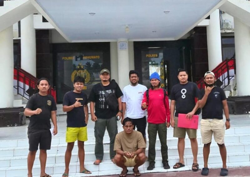 Buronan Korupsi APBDes Desa Tanjung Pude Ditangkap Reskrim Polres Touna di Pohuwato