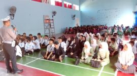 Satlantas Polres Buol Gelar Penyuluhan Tertib Lalu Lintas di SMKN 1 Biau