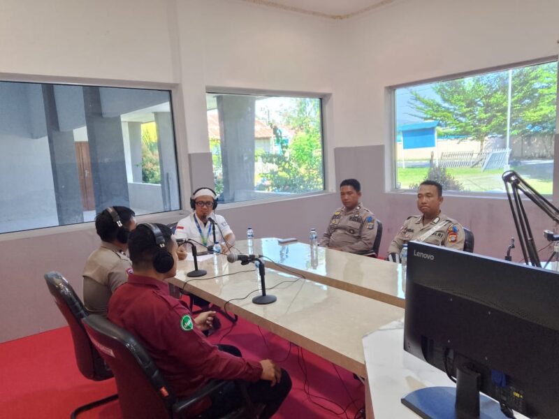 Polres Touna Gencar Kampanyekan Tertib Lalu Lintas Selama Operasi Patuh Tinombala 2025