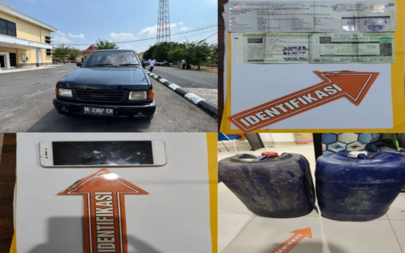 Satreskrim Polres OKU Ringkus Oknum Diduga Pelaku Penimbunan BBM Bersubsidi