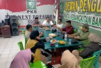DPC PKB Buol bersama Panitia Jalan Sehat menggelar rapat persiapan, Minggu (27/7/2025)