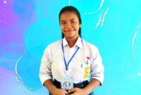 . Angelica A. Sipota, siswi berbakat dari SMP Negeri 1 Paleleh