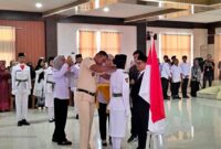 Bupati Kukuhkan Paskibraka Kabupaten Buol Tahun 2025
