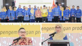 Foto Bupati IrH.Amirudin Bersama Ketua Syamsuarni Amirudin ditetapkan sebagai Ketua Dekranasda Banggai 2025–2030,