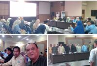 Foto Sekban Bapeda Banggai Abdullah Djaafar.S.Sos ME Buka Rapat di Dampingi  Kabid Ekonomi Hartini Djaafar, S.Sos.danpara Narasumber dari Ketahanan pangan Provinsi sulteng