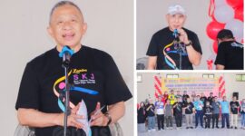 Foto Wabup Banggai Drs H.Furqanuddin Bersama Kadispora Drs Yori Ntoi bersama Unsur OPD.