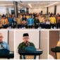 Wabup Banggai Drs H.Furqanuddin bersama Agus Sutoyo, M.Si  menjabat Kepala Pusat Pembinaan Pustakawan & KadisPerpustakaan banggai Benyamin Pongdatu. 