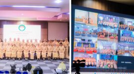 Foto : Pengukuhan ini dilaksanakan serentak bersama DWP dari 13 kabupaten/kota lain di Sulawesi Tengah